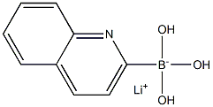 Lithium (quinolin-2-yl)trihydroxyborate Struktur