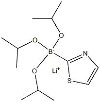 Lithium (thiazol-2-yl)triisopropoxyborate Struktur