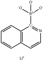 LithiuM (isoquinolin-1-yl)trihydroxyborate Struktur