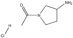 1-(3-AMinopyrrolidin-1-yl)ethanone hydrochloride Struktur