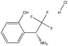 (R)-2-(1-aMino-2,2,2-trifluoroethyl)phenol hydrochloride Struktur