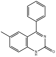 6-Methyl-4-phenylquinazolin-2(1H)-one Struktur