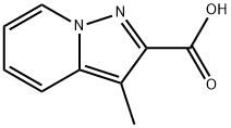 3-Methylpyrazolo[1,5-a]pyridine-2-carboxylic acid Struktur