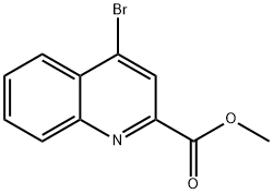 2-Quinolinecarboxylic acid, 4-broMo-, Methyl ester 97% Struktur