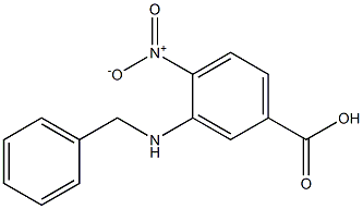 3-(BenzylaMino)-4-nitrobenzoic acid Struktur