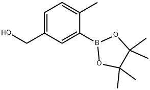 (4-Methyl-3-(4,4,5,5-tetraMethyl-1,3,2-dioxaborolan-2-yl)phenyl)Methanol Struktur