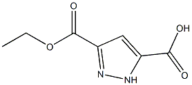 3-(Ethoxycarbonyl)-1H-pyrazole-5-carboxylic acid Struktur