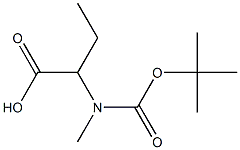 N-Boc-2-(MethylaMino)butyric acid Struktur