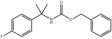 Benzyl N-[2-(4-fluorophenyl)propan-2-yl]carbaMate Struktur