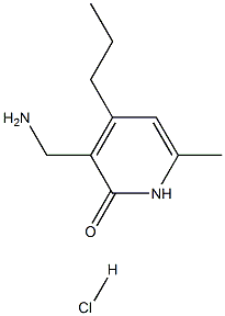 3-AMinoMethyl-6-Methyl-4-propyl-1H-pyridin-2-one hydrochloride Struktur