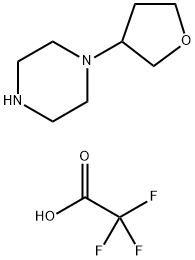 1-(Tetrahydrofuran-3-yl)piperazine Struktur