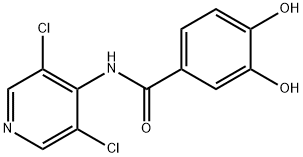 N-(3,5-Dichloro-4-pyridinyl)-3,4-dihydroxybenzaMide Struktur