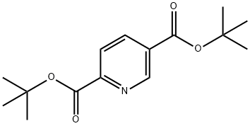 2,5-Di-tert-butyl pyridine-2,5-dicarboxylate Struktur