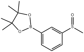 3-Methanesulfinylphenylboronic acid, pinacol ester Struktur