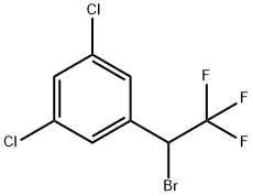 1-(1-BroMo-2,2,2-trifluoro-ethyl)-3,5-dichloro-benzene Struktur