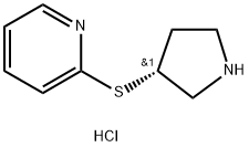 2-((R)-Pyrrolidin-3-ylsulfanyl)-pyridine hydrochloride Struktur