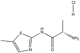 (S)-2-AMino-N-(5-Methyl-thiazol-2-yl)-propionaMide hydrochloride Struktur