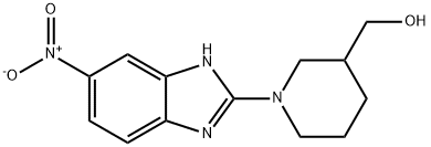 [1-(5-Nitro-1H-benzoiMidazol-2-yl)-piperidin-3-yl]-Methanol Struktur