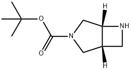 (R,R)-3-Boc-3,6-diaza-bicyclo[3.2.0]heptane Struktur