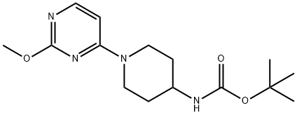 [1-(2-Methoxy-pyriMidin-4-yl)-piperidin-4-yl]-carbaMic acid tert-butyl ester Struktur