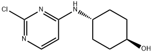 (1r,4r)-4-((2-chloropyriMidin-4-yl)aMino)cyclohexanol Struktur