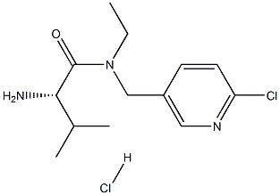 (S)-2-AMino-N-(6-chloro-pyridin-3-ylMethyl)-N-ethyl-3-Methyl-butyraMide hydrochloride Struktur