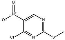 4-Chloro-2-(Methylthio)-5-nitropyriMidine Struktur