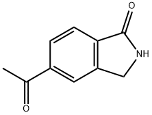 5-Acetylisoindolin-1-one Struktur