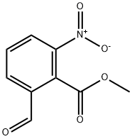 2-FORMYL-6-NITROBENZOIC ACID METHYL ESTER Struktur