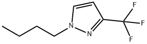 1-BUTYL-3-(TRIFLUOROMETHYL)PYRAZOLE 結(jié)構(gòu)式