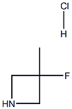 3-Fluoro-3-Methylazetidine hydrochloride Struktur