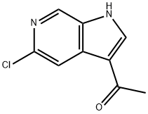 3-Acetyl-5-chloro-6-azaindole Struktur