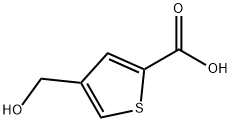 4-(HydroxyMethyl)thiophene-2-carboxylic acid Struktur