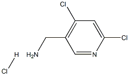 (4,6-dichloropyridin-3-yl)MethanaMine hydrochloride Struktur