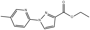 Ethyl 1-(5-Methylpyridin-2-yl)-1H-pyrazole-3-carboxylate Struktur