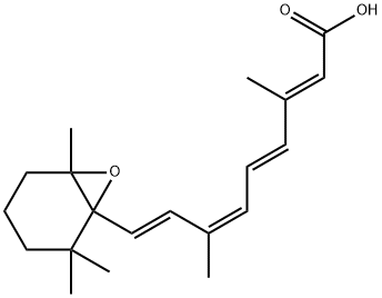 9-cis-5,6-Epoxy-5,6-dihydro-retinoic Acid Struktur