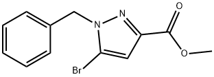 Methyl 1-Benzyl-5-broMopyrazole-3-carboxylate Struktur