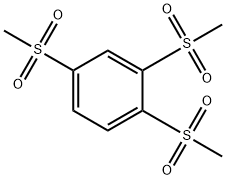 1,2,4-Tris(Methylsulfonyl)benzene Struktur