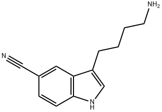 4-(5-Cyano-1H-indol-3-yl)butylamine Struktur