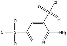 2-AMinopyridine-3,5-disulfonyl dichloride Struktur