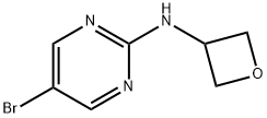 5-BroMo-N-(oxetan-3-yl)pyriMidin-2-aMine Struktur