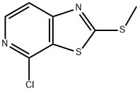 4-Chloro-2-(Methylthio)thiazolo[5,4-c]pyridine Struktur