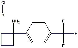 1-(4-(trifluoroMethyl)phenyl)cyclobutanaMine hydrochloride Struktur