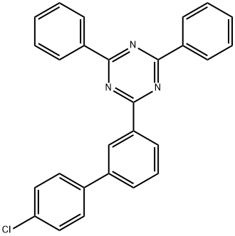 2-(4'-Chloro[1,1'-biphenyl]-3-yl)-4,6-diphenyl-1,3,5-triazine Struktur