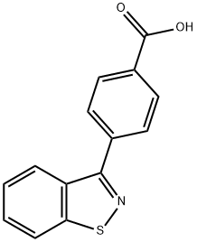 4-(Benzo[d]isothiazol-3-yl)benzoic acid Struktur