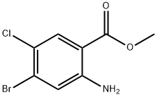 Methyl 2-aMino-4-broMo-5-chlorobenzoate Struktur