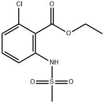 Ethyl 2-Chloro-6-(MethylsulfonaMido)benzoate Struktur