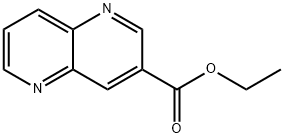 Ethyl 1,5-naphthyridine-3-carboxylate Struktur