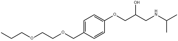 Bisoprolol EP IMpurity B HeMifuMarate (Bisoprolol n-Propyl Derivative HeMifuMarate) Struktur