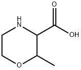 2-MethylMorpholine-3-carboxylic acid Struktur